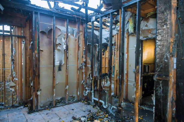Professional Emergency Fire Cleanup technician working in Davidsonville, MD